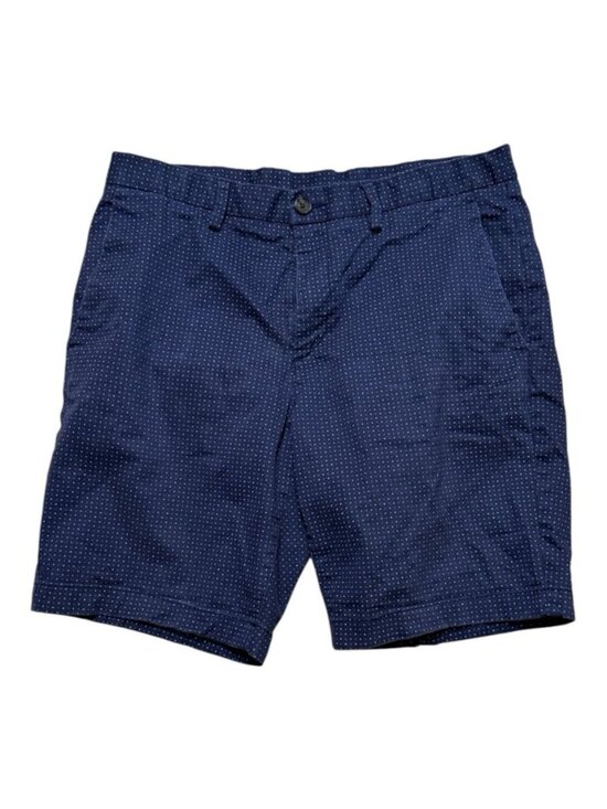 Michael Kors Other - Michael Kors Men’s Navy Polka Dot Chino Shorts Size 32 Flat Front Stretch